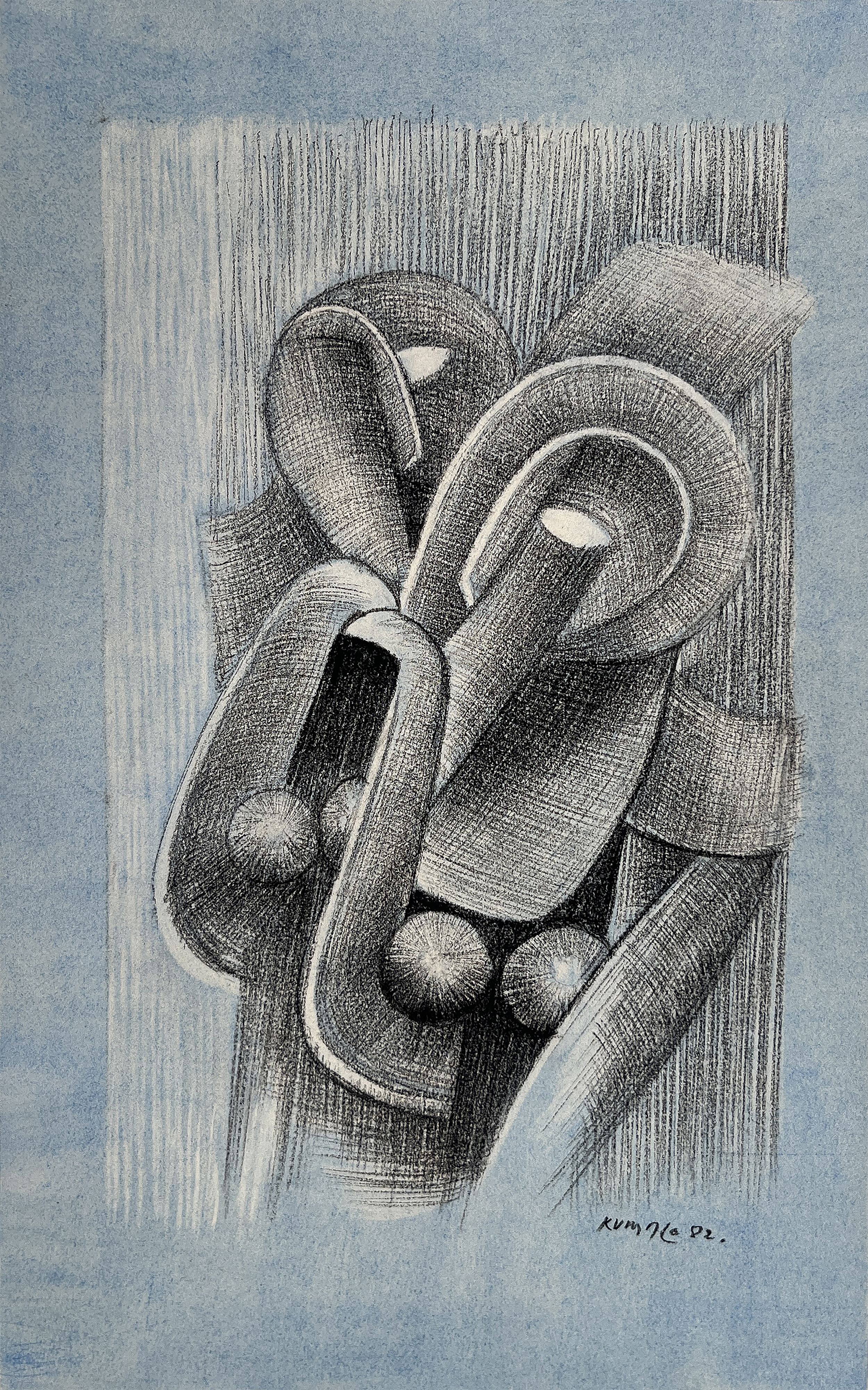Sydney Kumalo, Untitled Study for sculpture, 1982
