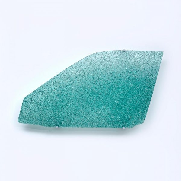 Rowan Smith, Untitled (Toyota Tazz), 2014. Reconstituted automotive glass, 47 cm x 76 cm x 4 mm
